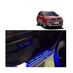 Foot Step Led Sill Plate With Mirror Finish for compatible with Mg Hector 